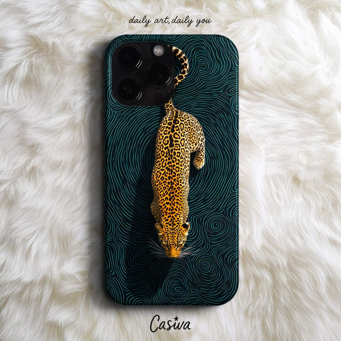 'Hypnotic Leopard' Tasarım Telefon Kılıfı