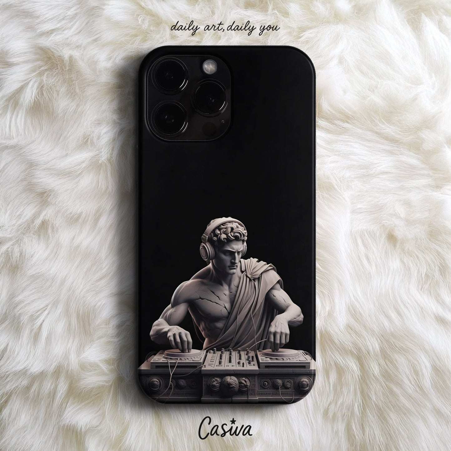Casiva "Marble Beats" Tasarım Telefon Kılıfı - Modern Tasarımlar Serisi