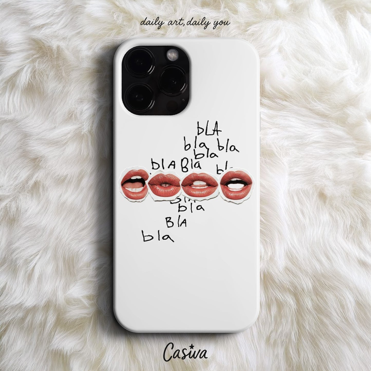 Casiva "Lip Service" Tasarım Telefon Kılıfı - Tasarım Kılıflar Serisi