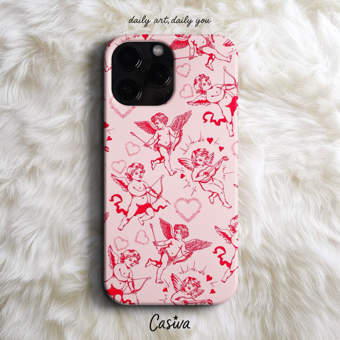 'Cherub Pink' Tasarım Telefon Kılıfı