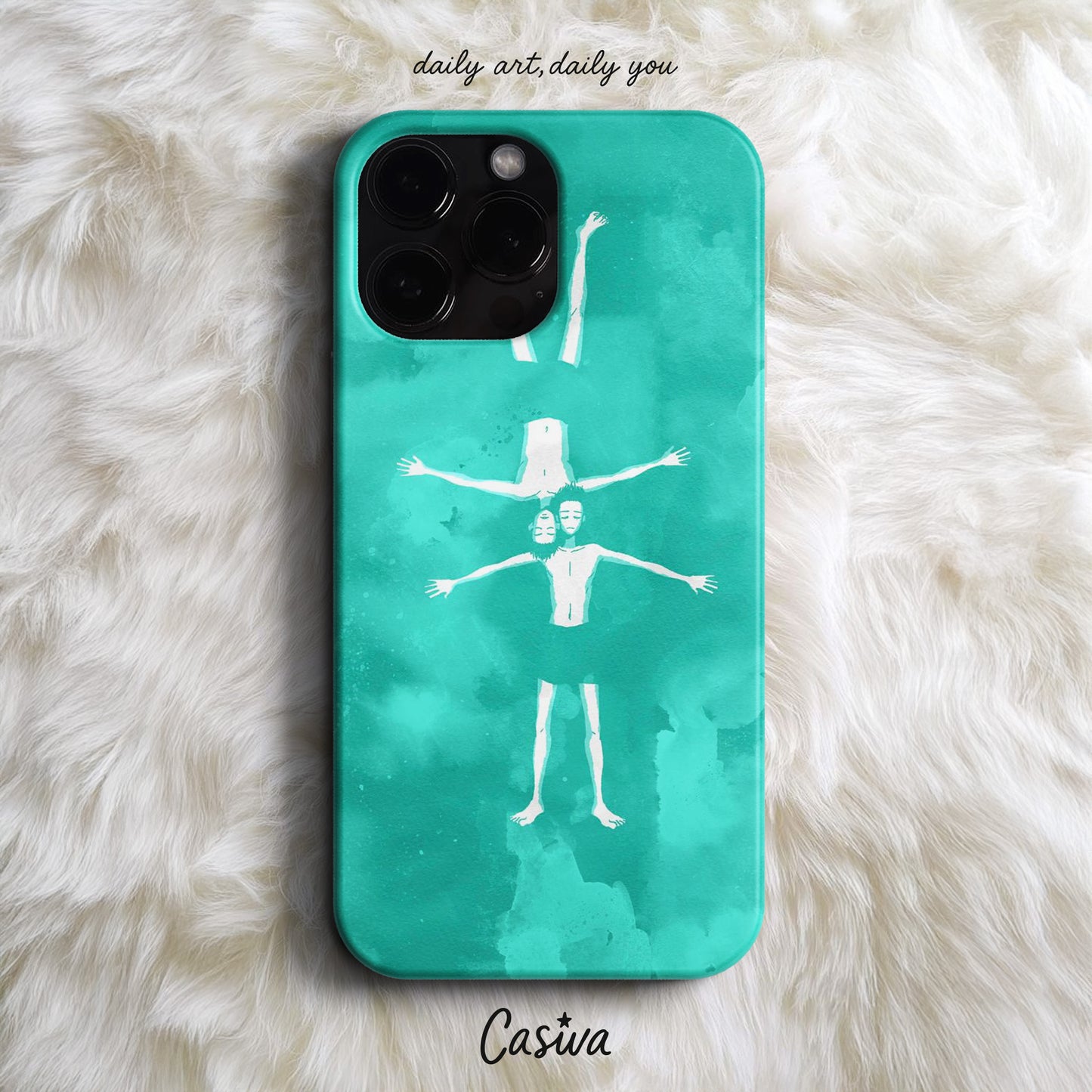 'Go With The Flow' Tasarım Telefon Kılıfı