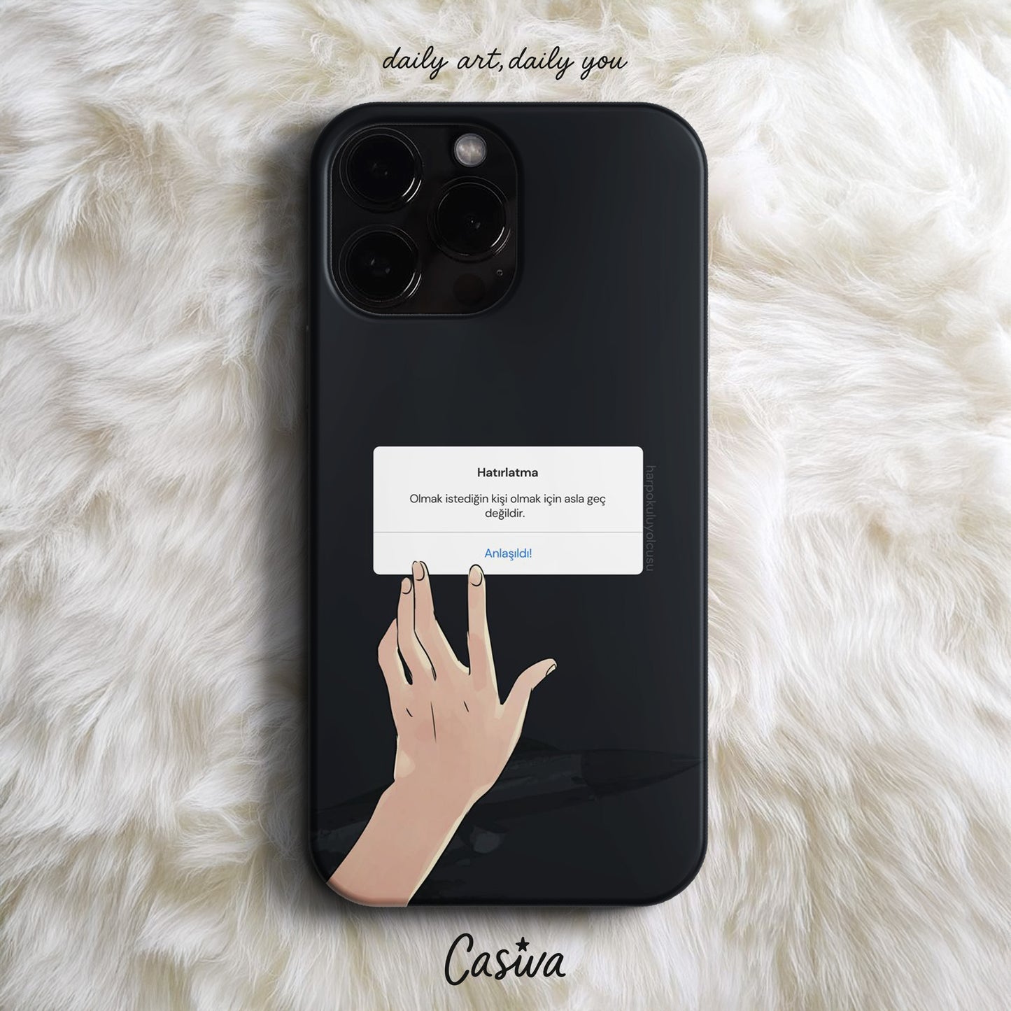 Casiva "Daily Reminder" Tasarım Telefon Kılıfı - Tasarım Kılıflar Serisi