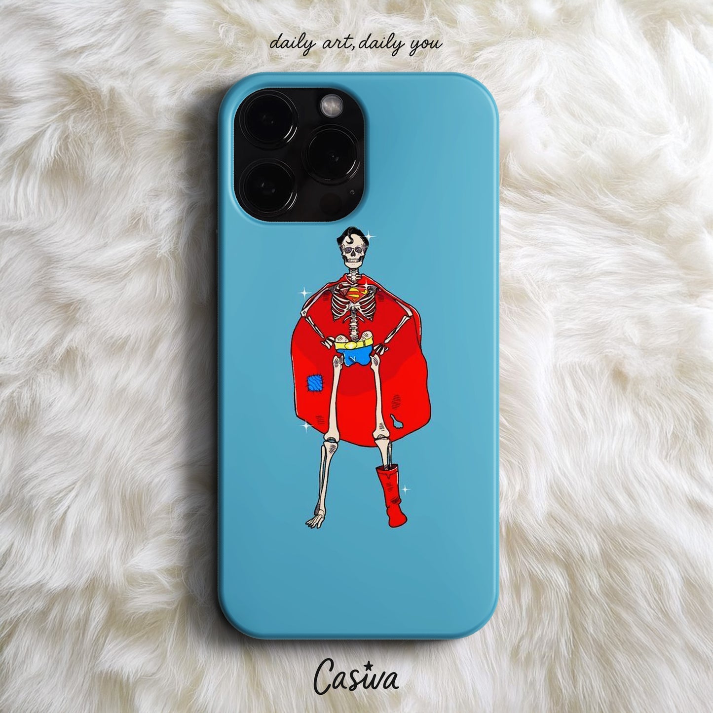 'Super Bones' Tasarım Telefon Kılıfı