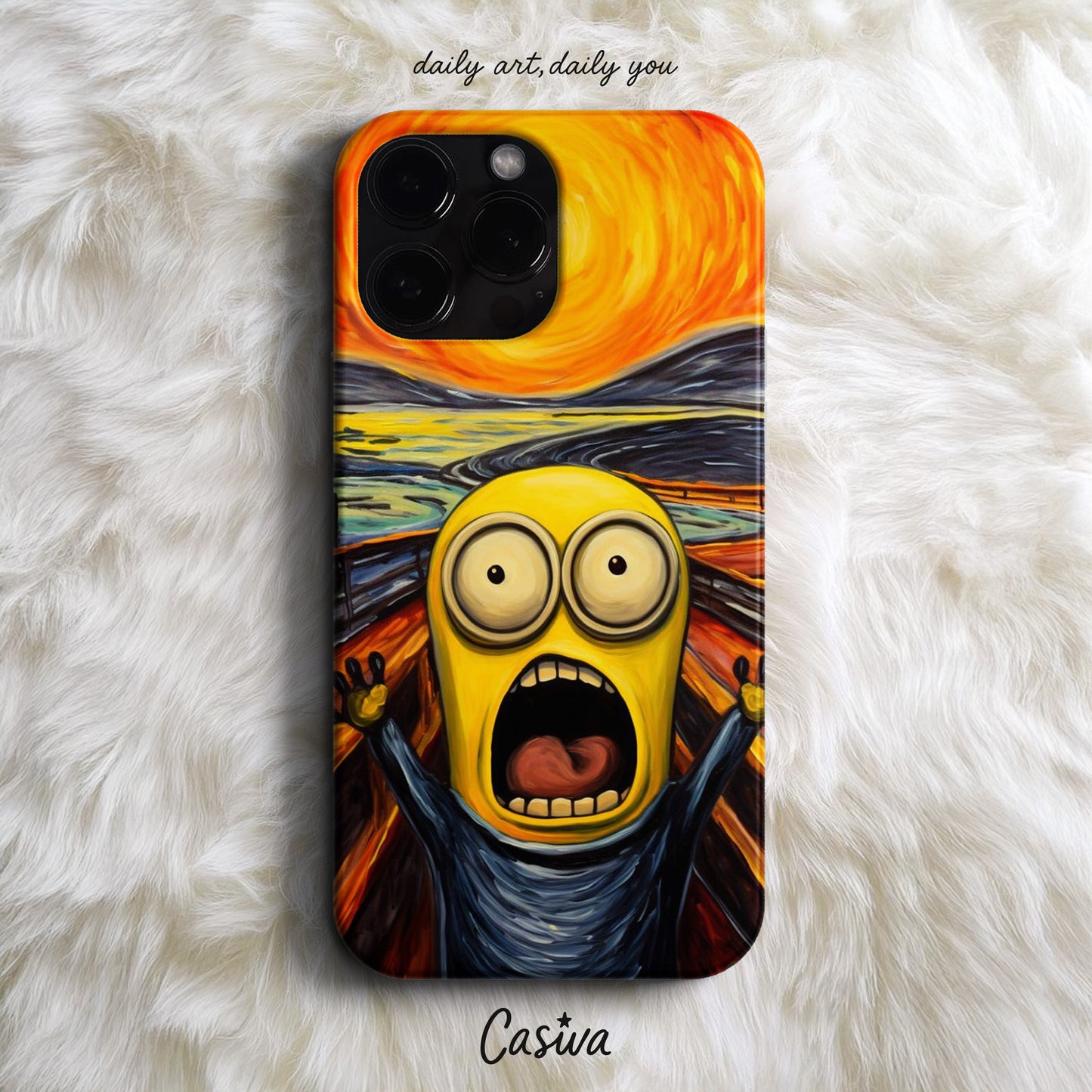 'The Yellow Scream' Tasarım Telefon Kılıfı