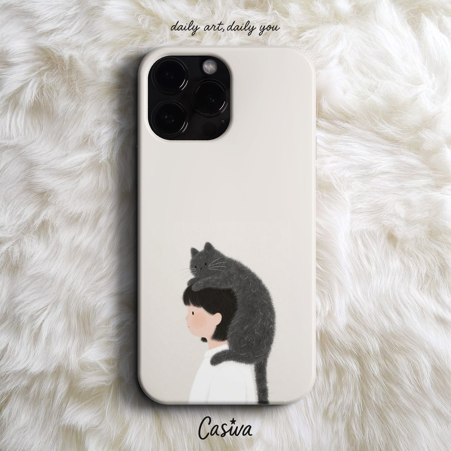 Casiva "Furry Crown" Tasarım Telefon Kılıfı - Tasarım Kılıflar Serisi