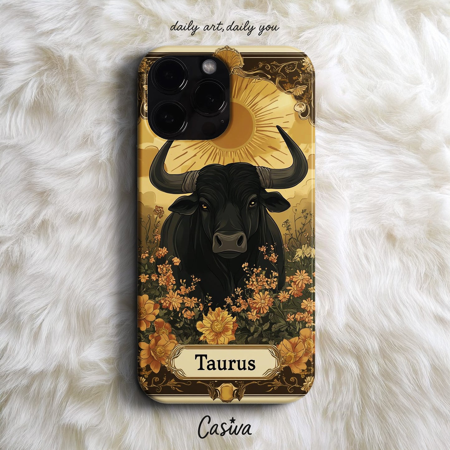 Casiva "Noble Horns" Tasarım Telefon Kılıfı - Premium Designs Serisi