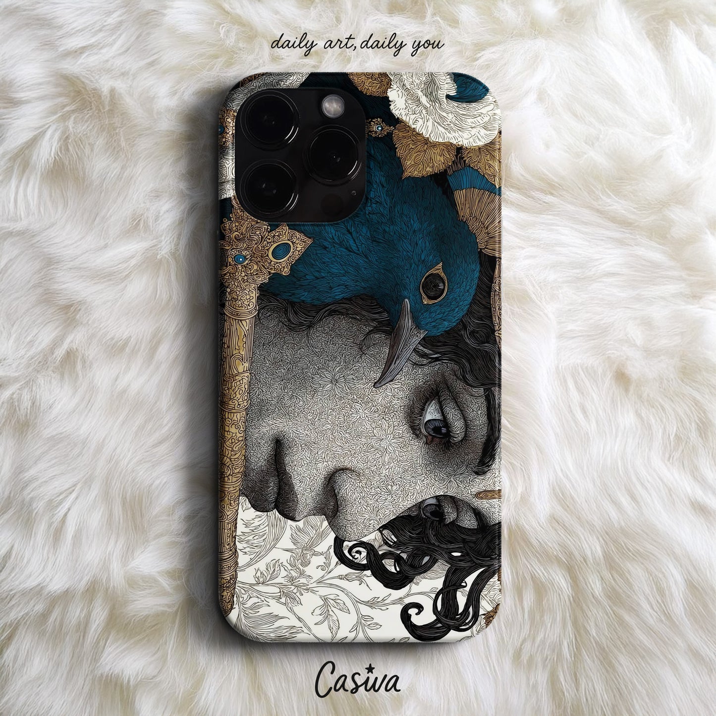 'The Gilded Muse' Tasarım Telefon Kılıfı