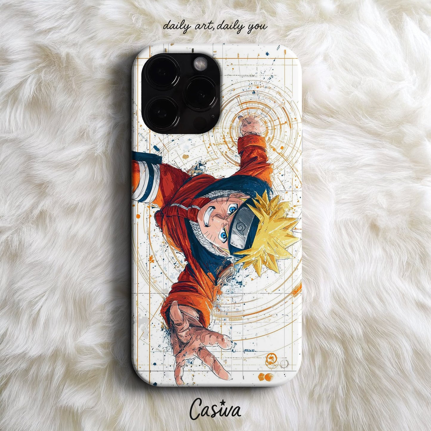 Casiva "Storm Rasengan" Tasarım Telefon Kılıfı - Anime & Manga Serisi