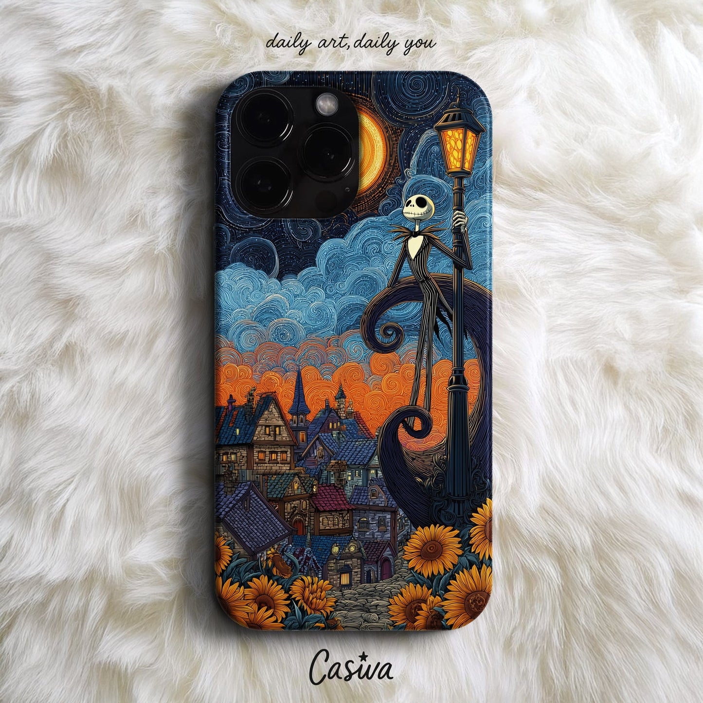 Casiva "Starry Nightmare" Tasarım Telefon Kılıfı - Sanat & Tasarım Serisi