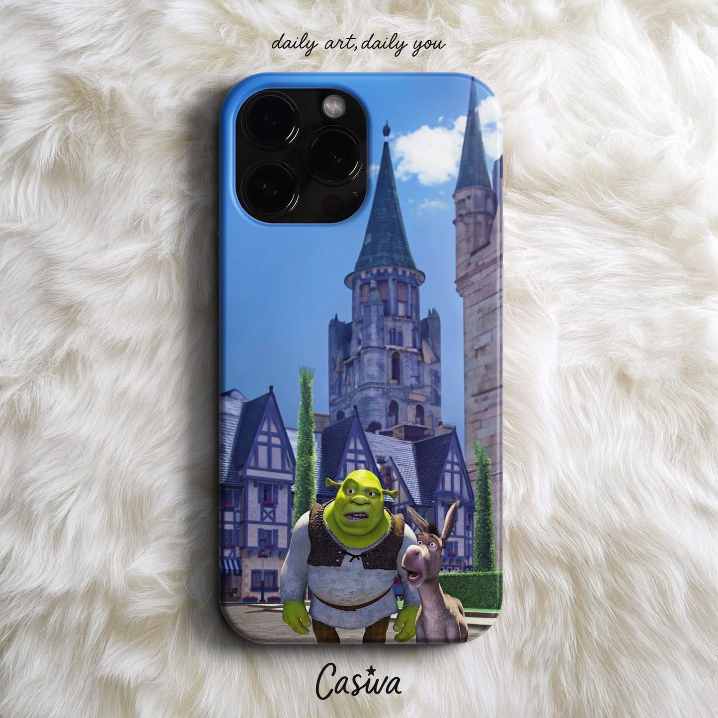 Casiva "Shrek Donkey" Tasarım Telefon Kılıfı - Cartoon Characters Serisi