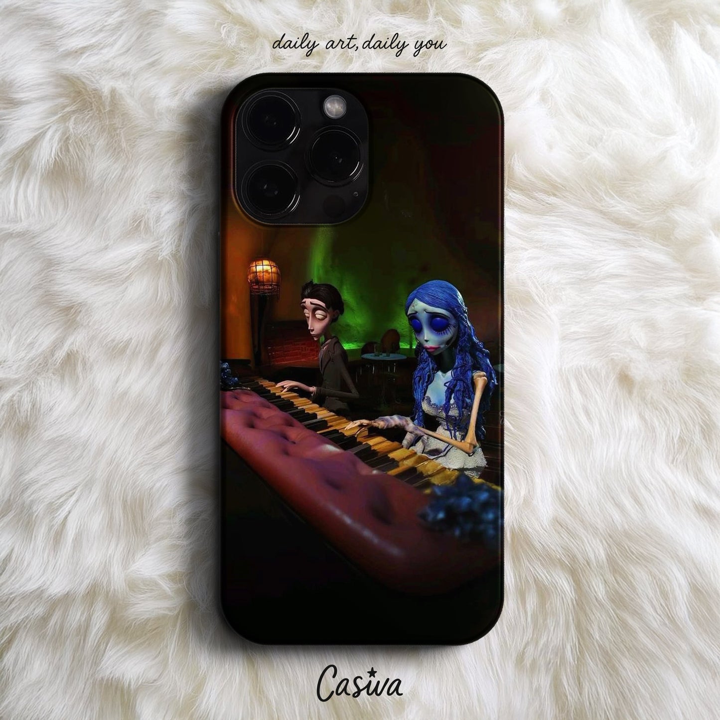 Casiva "Corpse Bride Piano" Tasarım Telefon Kılıfı - Film & Sinema Serisi