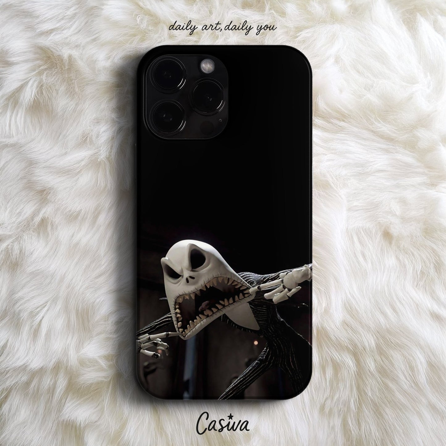 Casiva "Monster Skellington" Tasarım Telefon Kılıfı - Character Designs Serisi