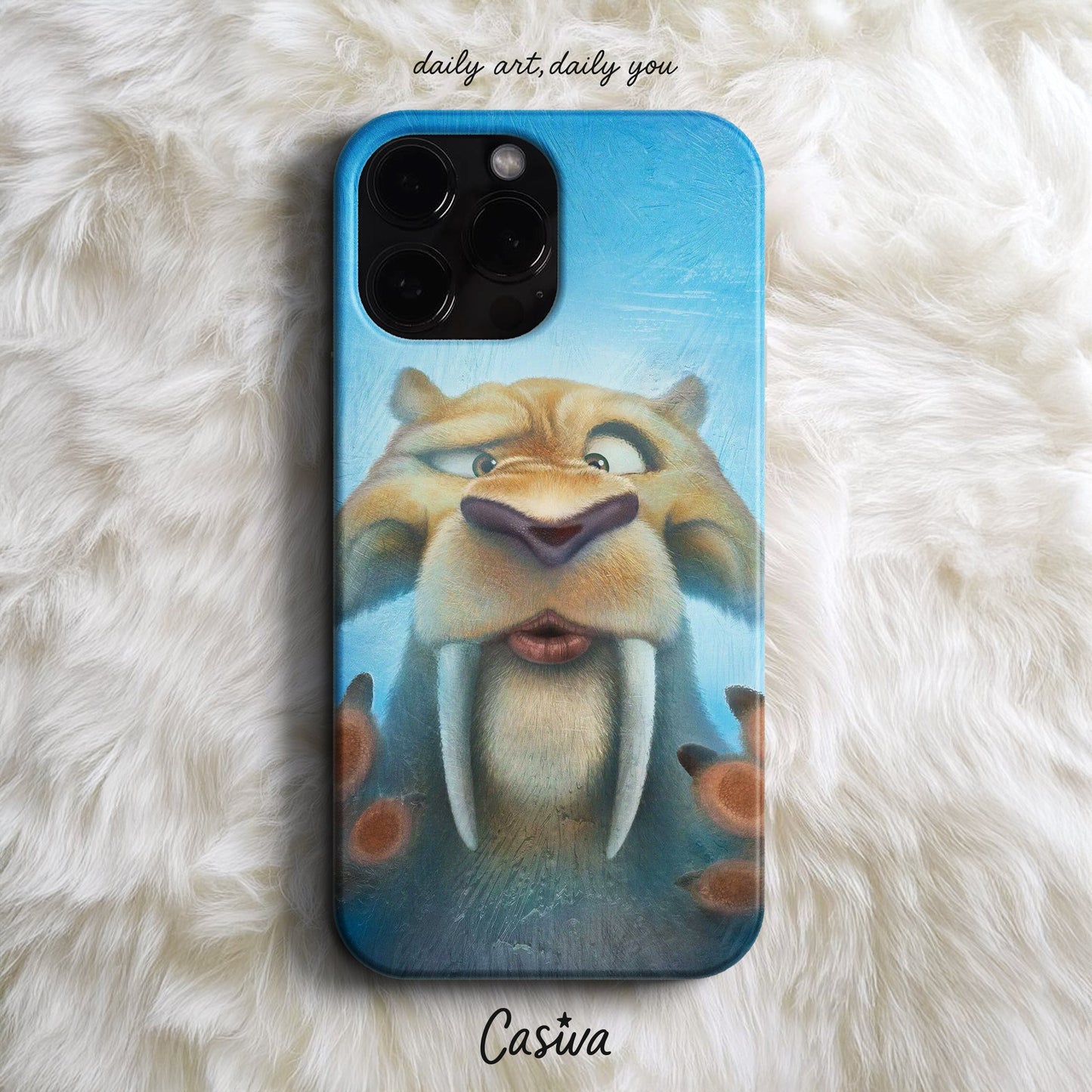 Casiva "Wild Face" Tasarım Telefon Kılıfı - iPhone Kılıfları Serisi