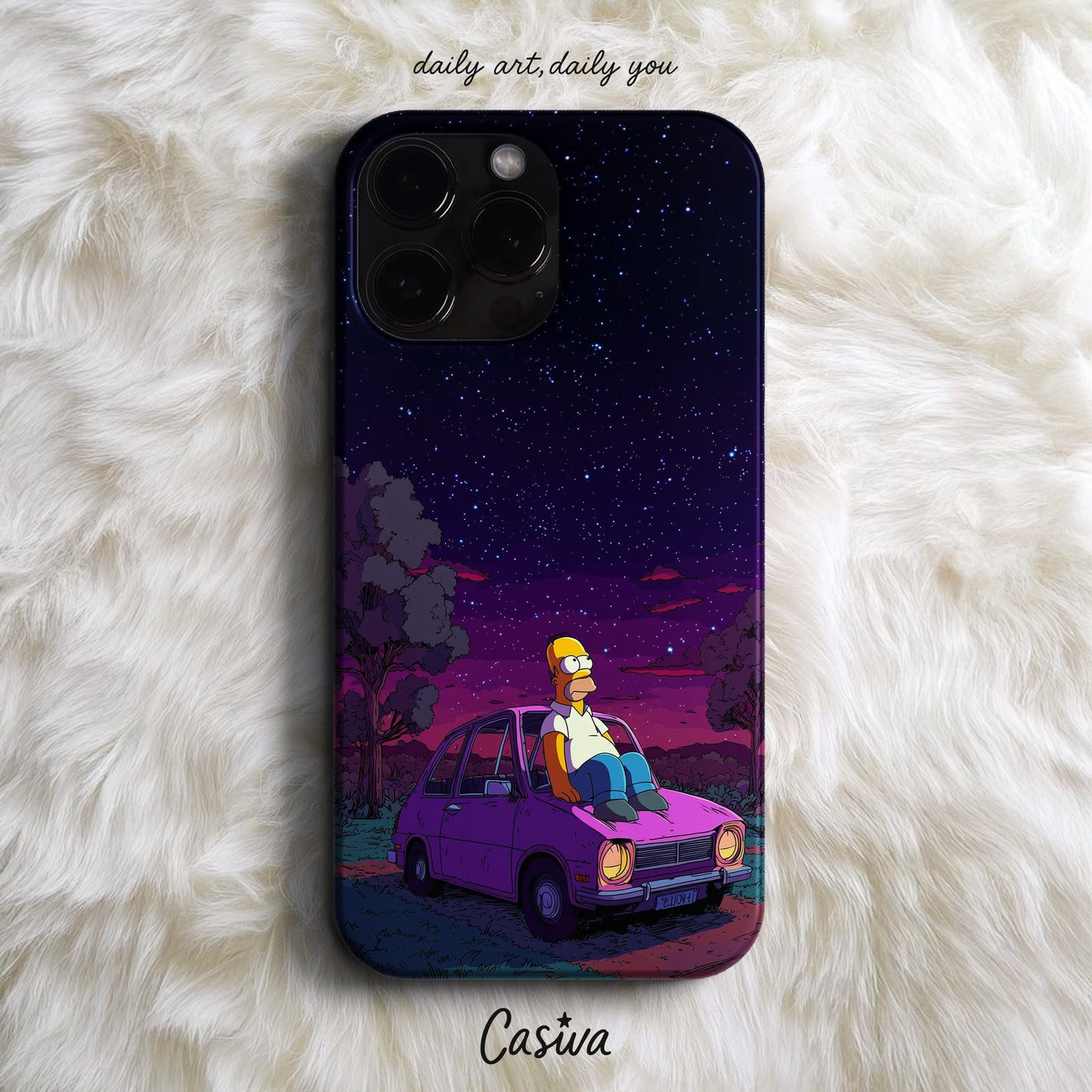 Casiva "Starlit Thoughts" Tasarım Telefon Kılıfı - Premium Designs Serisi