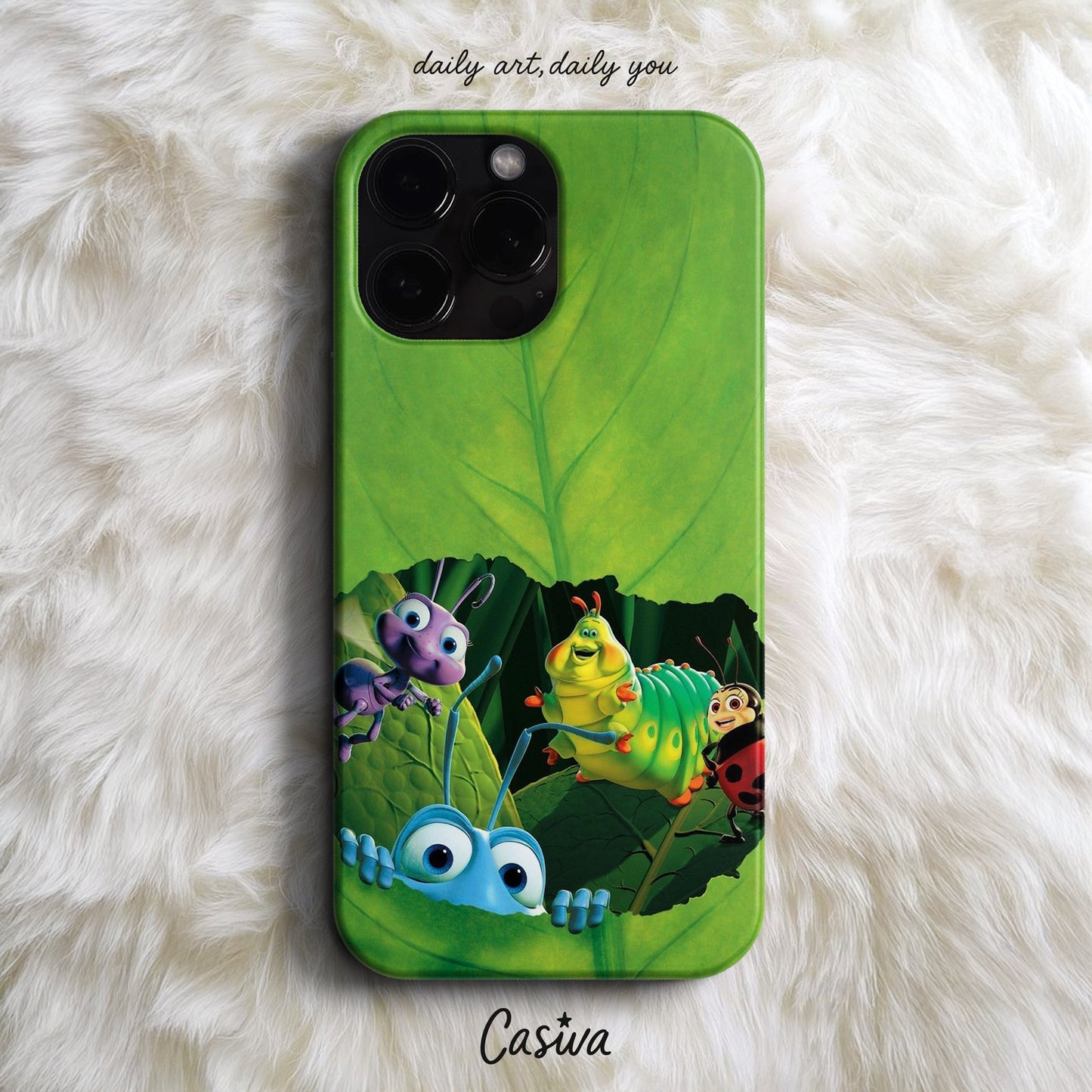 Casiva "Bug Buddies Adventure" Tasarım Telefon Kılıfı - Hayvan Tasarımları Serisi