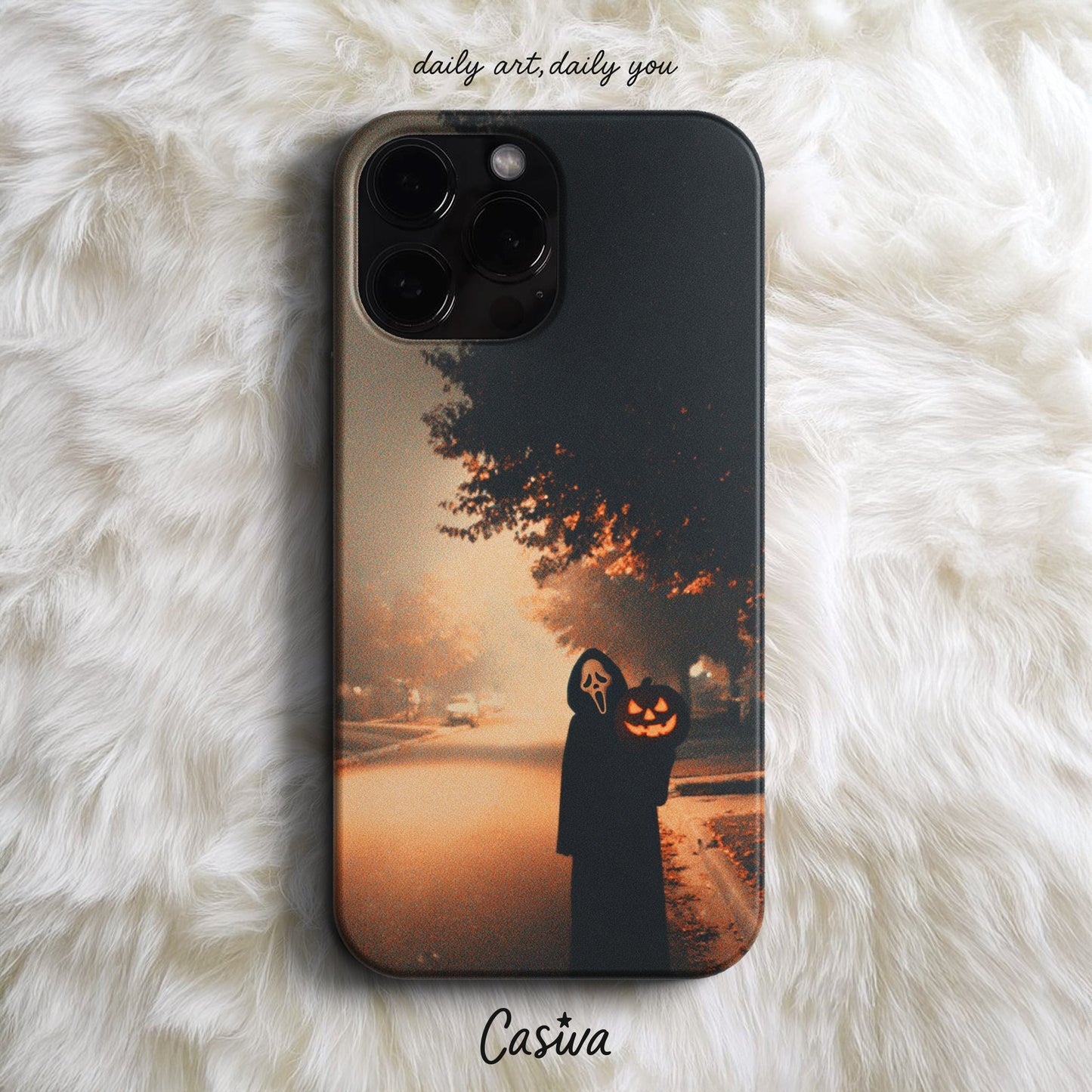 Casiva "Ghost Date" Tasarım Telefon Kılıfı - Premium Designs Serisi