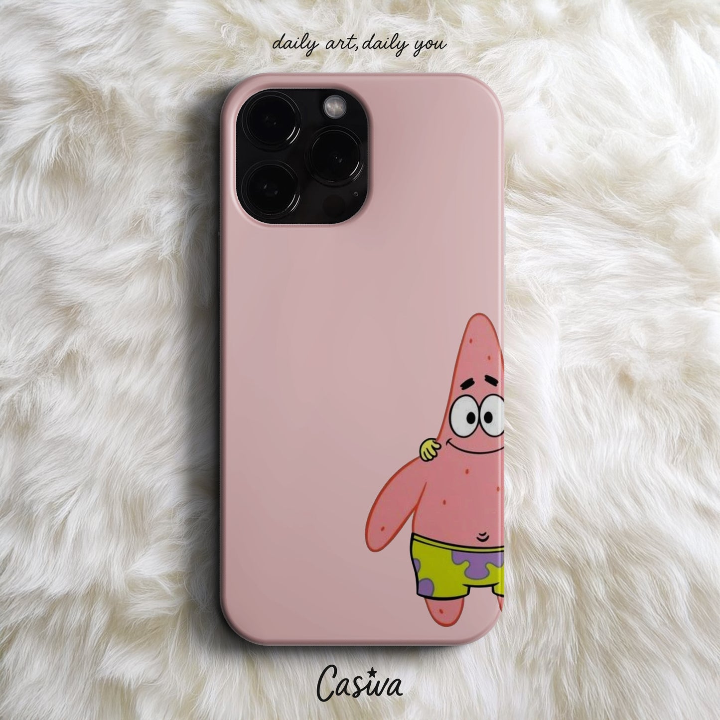 Casiva "Happy Patrick" Tasarım Telefon Kılıfı – Cute Serisi