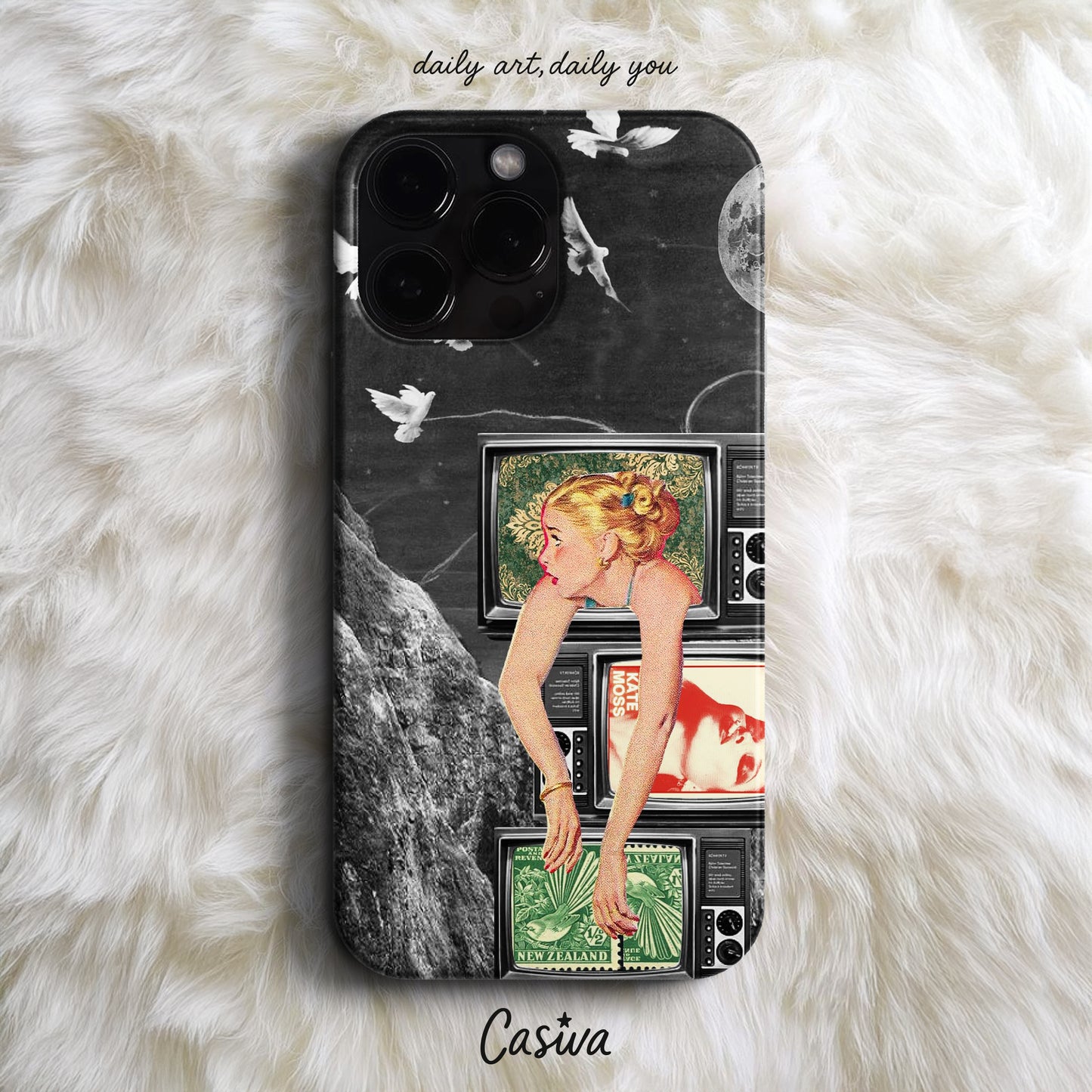 Casiva "Retro TV Dream" Tasarım Telefon Kılıfı – Vintage Serisi