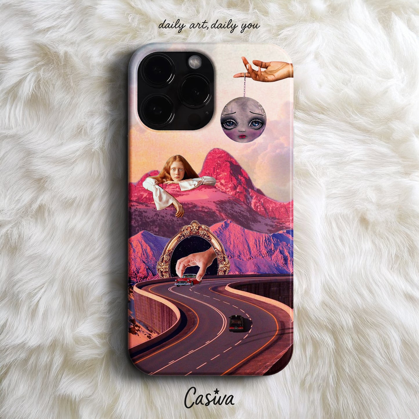 Casiva "Surreal Dream Road" Tasarım Telefon Kılıfı – Art Serisi