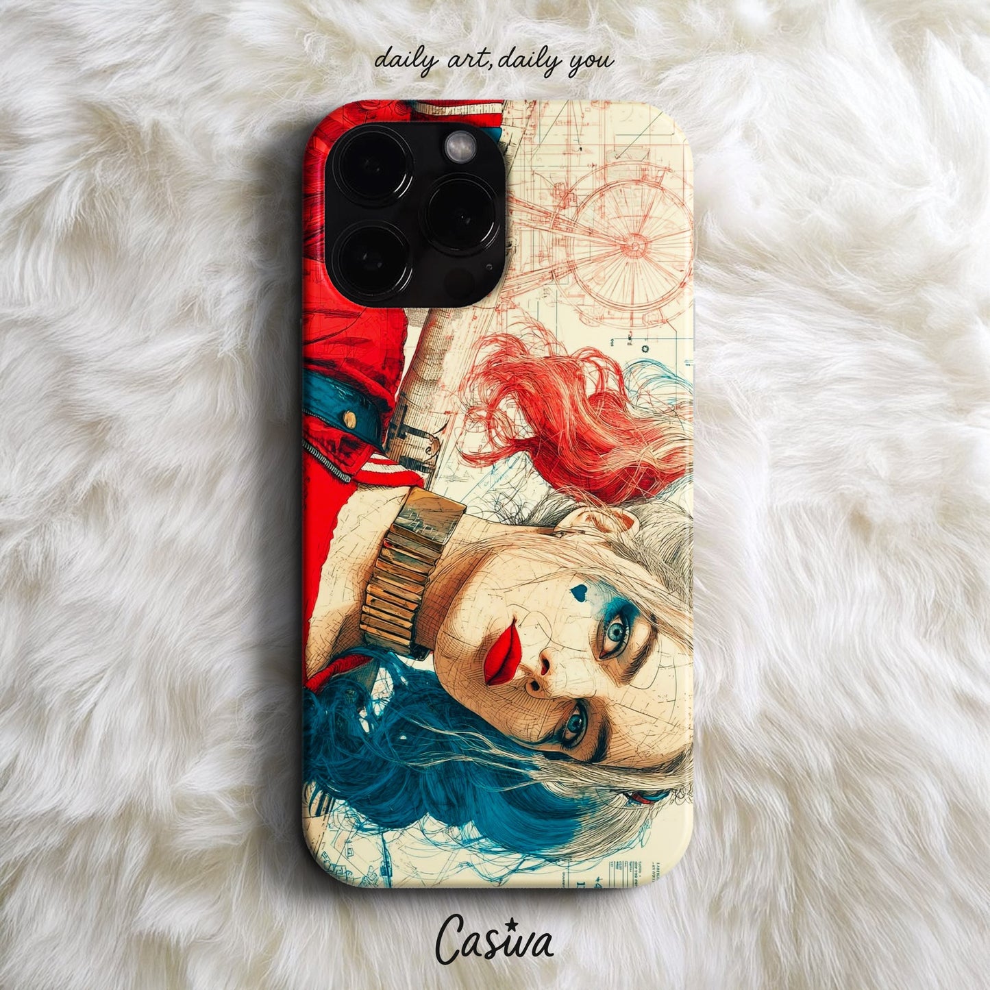 Casiva "Chaos Darling" Tasarım Telefon Kılıfı - Popüler Karakterler Serisi
