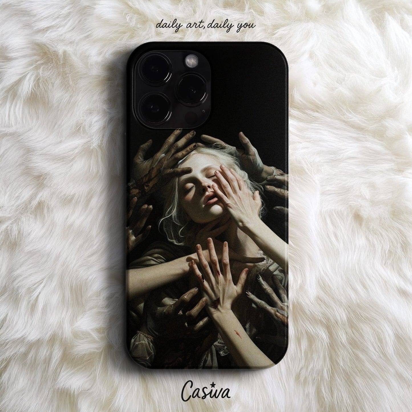Casiva "Dark Embrace" Tasarım Telefon Kılıfı - Premium Tasarım Kılıflar Serisi