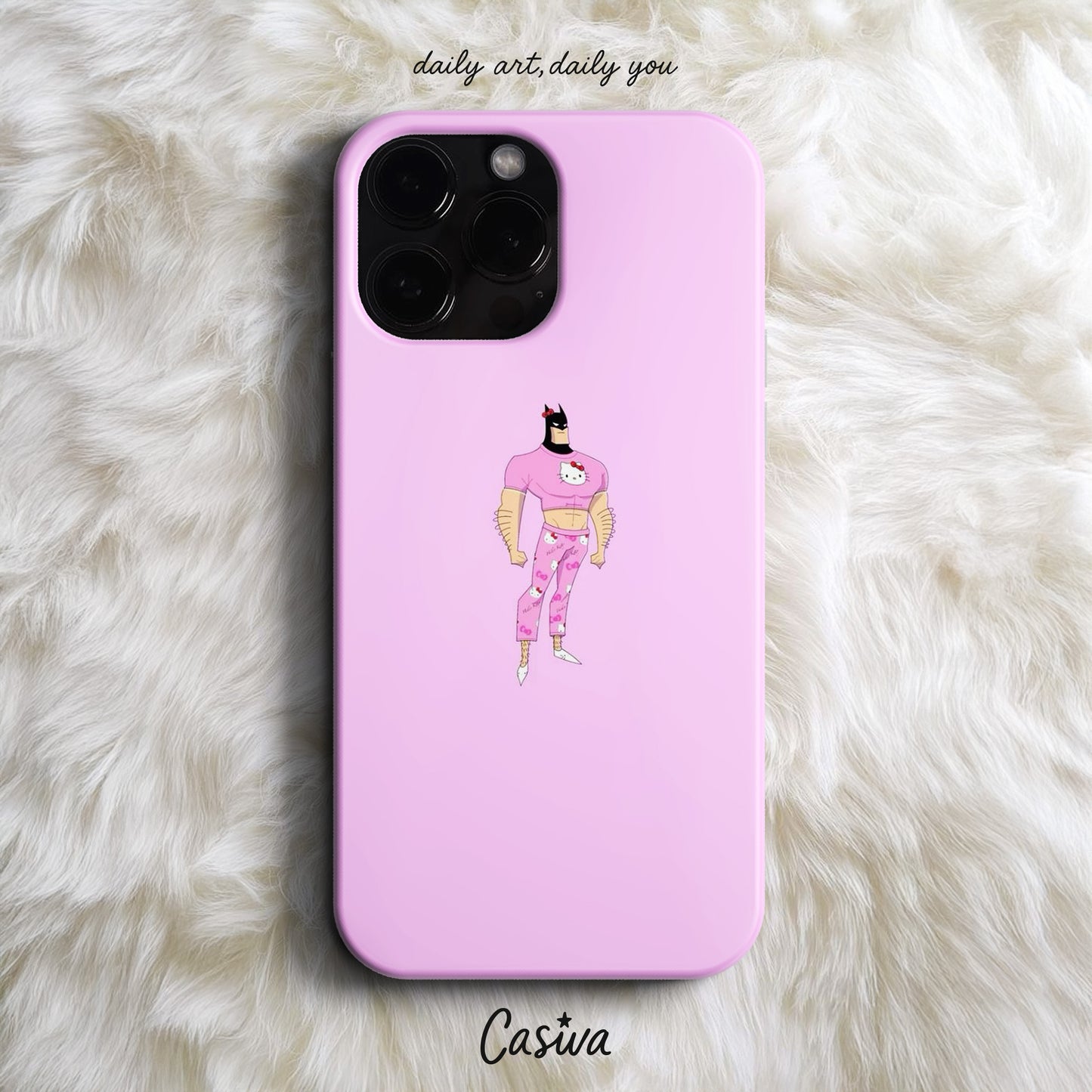'The Pink Knight' Tasarım Telefon Kılıfı