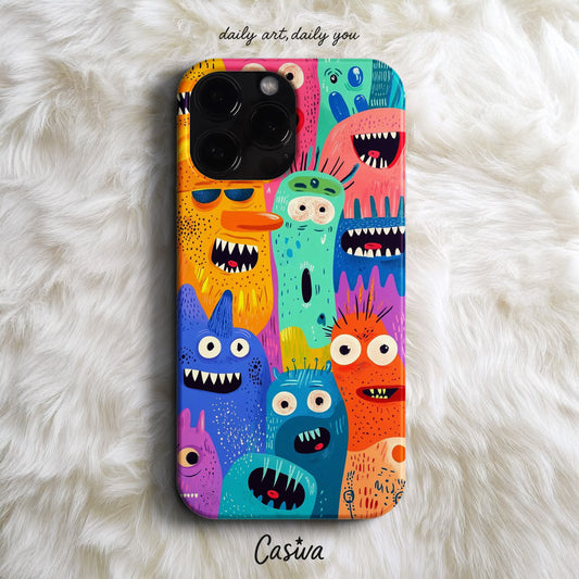 'Monster Party' Tasarım Telefon Kılıfı