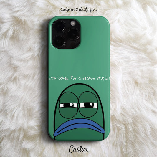 Casiva "Judgemental Fish" Tasarım Telefon Kılıfı - Karakterli Tasarımlar Serisi