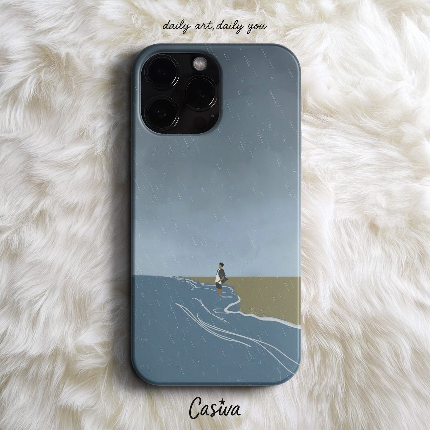 Casiva "Solitude Minimalist" Tasarım Telefon Kılıfı - Premium Designs Serisi