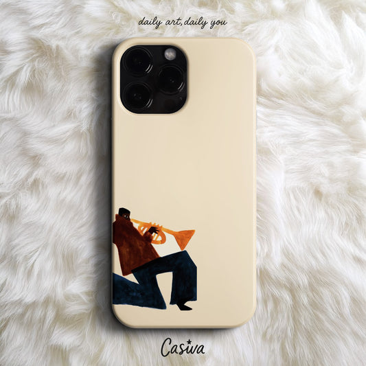 Casiva "Jazz Soul" Tasarım Telefon Kılıfı - Sanat ve Tasarım Serisi