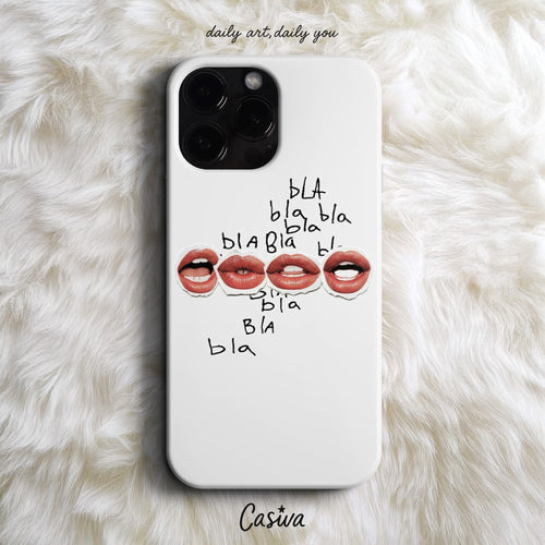 Casiva "Lip Service" Tasarım Telefon Kılıfı - Tasarım Kılıflar Serisi