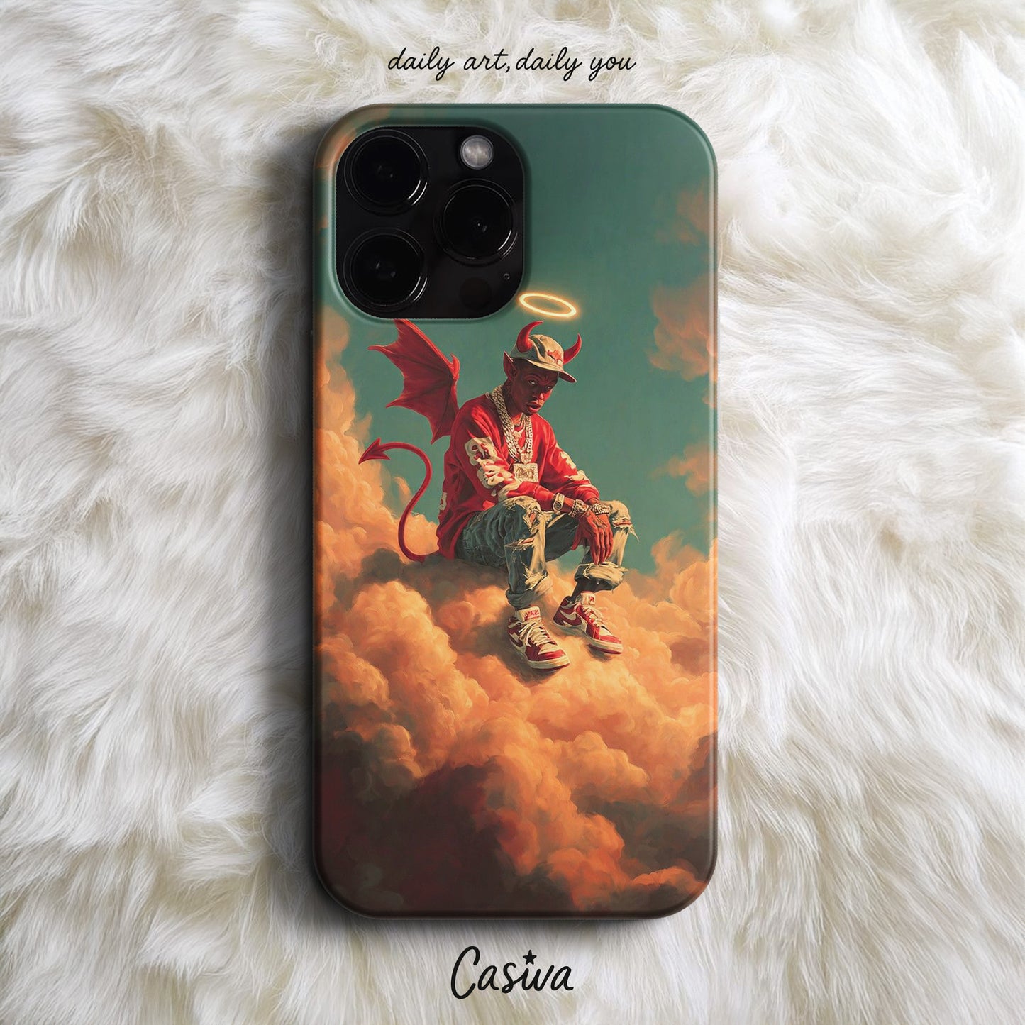 Casiva "Street Angel" Tasarım Telefon Kılıfı - Urban Art Serisi