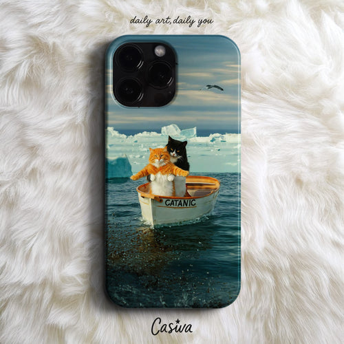 Casiva "Titanic Cat" Tasarım Telefon Kılıfı - Tasarım Kılıflar Serisi