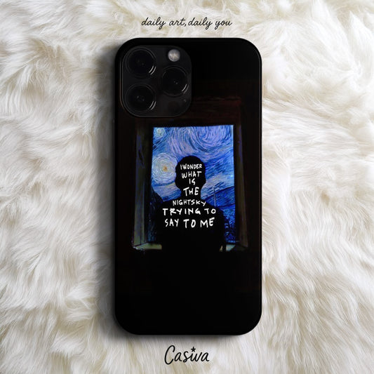 'Night Sky Whisper' Tasarım Telefon Kılıfı
