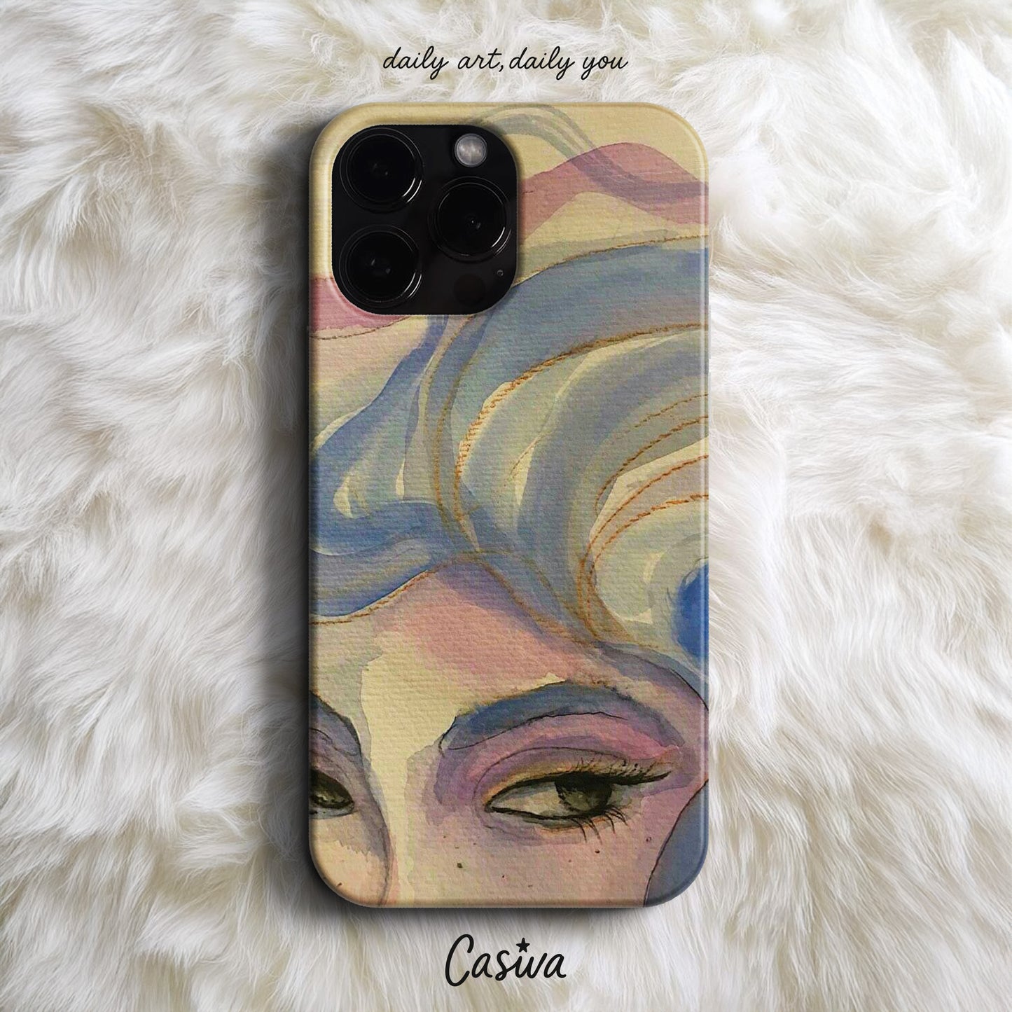 Casiva "Synthwave Sun" Tasarım Telefon Kılıfı - Modern Tasarımlar Serisi