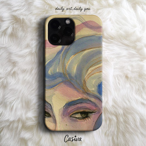 Casiva "Synthwave Sun" Tasarım Telefon Kılıfı - Modern Tasarımlar Serisi