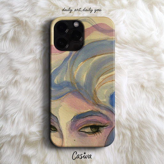 Casiva "Synthwave Sun" Tasarım Telefon Kılıfı - Modern Tasarımlar Serisi