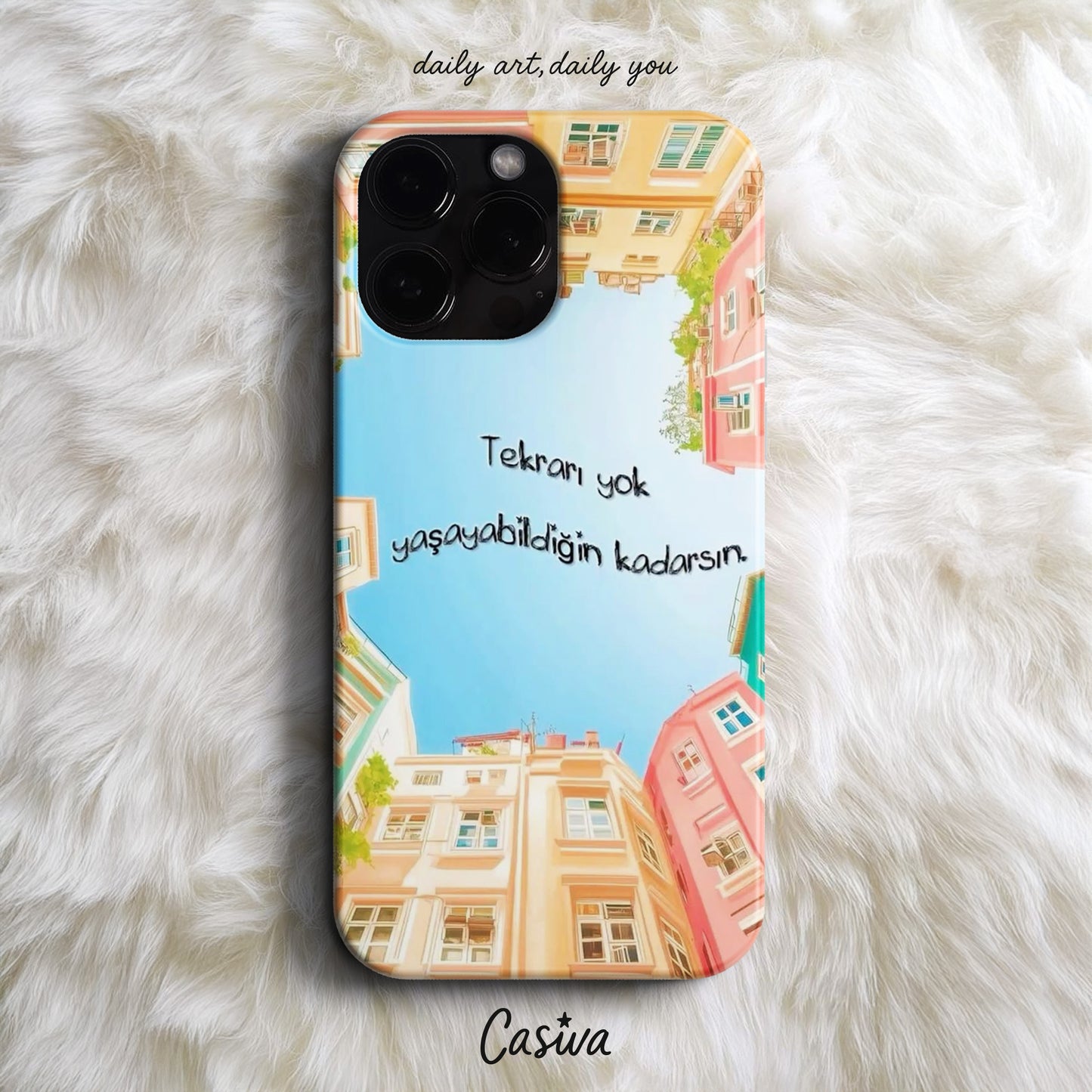 Casiva "Urban Skyline" Tasarım Telefon Kılıfı - Modern Tasarımlar Serisi
