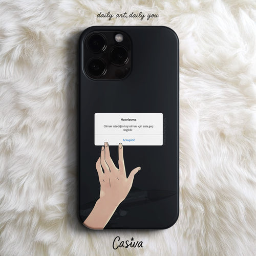 Casiva "Daily Reminder" Tasarım Telefon Kılıfı - Tasarım Kılıflar Serisi