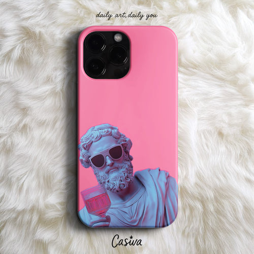 Casiva "Vaporwave Deity" Tasarım Telefon Kılıfı - Sanat & Tasarım Serisi