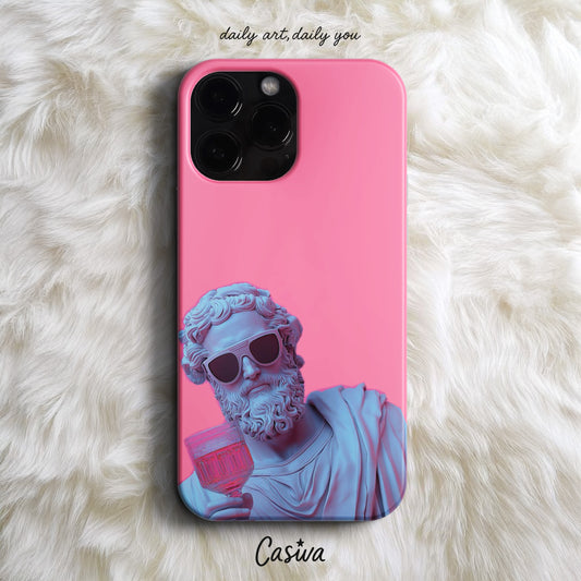 Casiva "Vaporwave Deity" Tasarım Telefon Kılıfı - Sanat & Tasarım Serisi