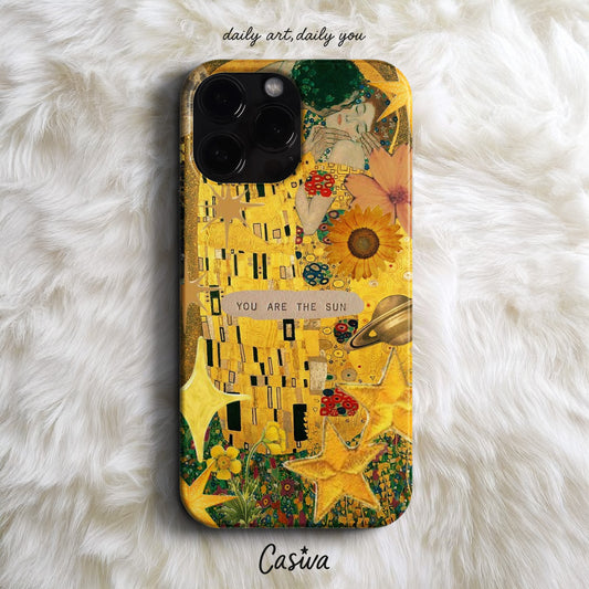 'Golden Kiss' Tasarım Telefon Kılıfı