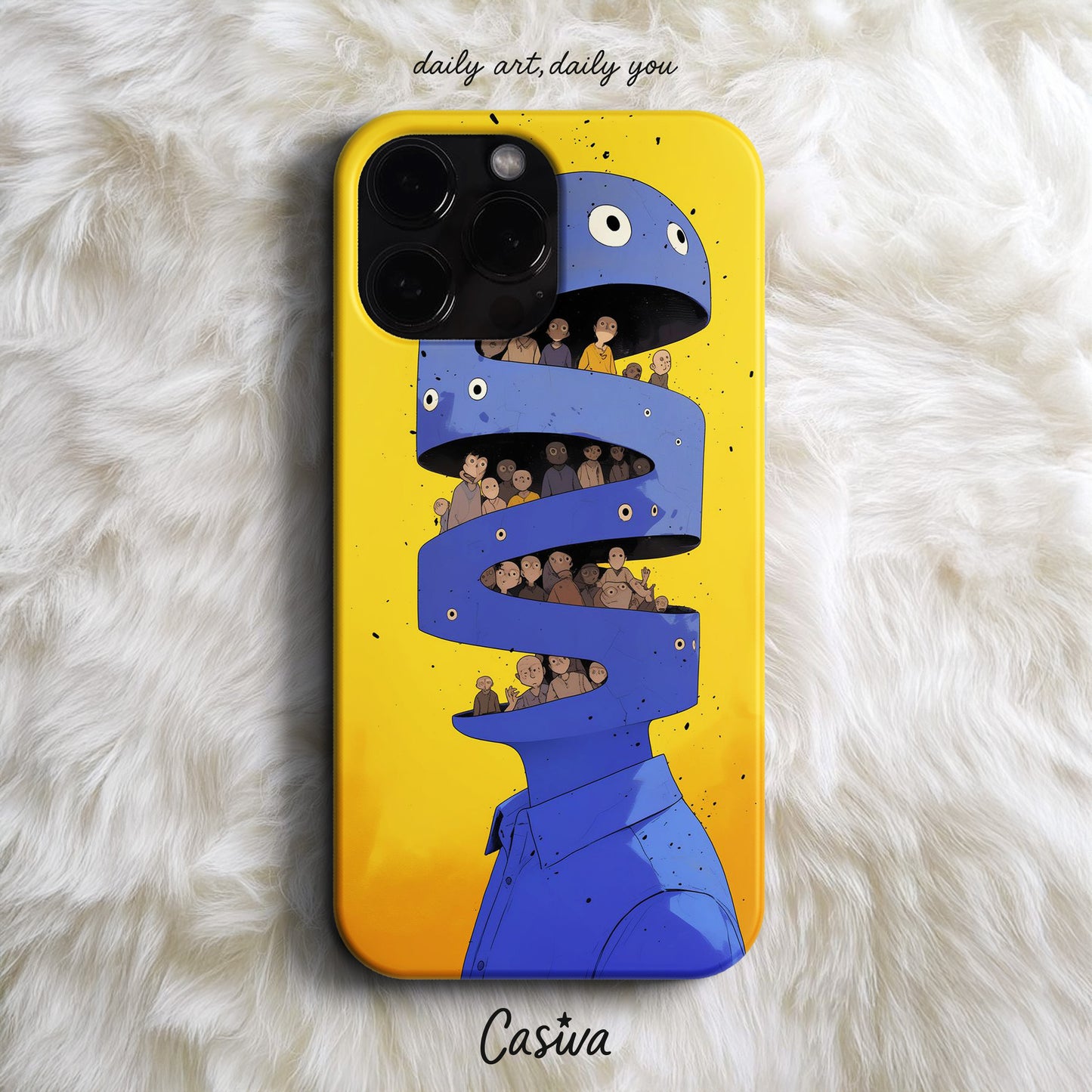 'Crowded Mind' Tasarım Telefon Kılıfı