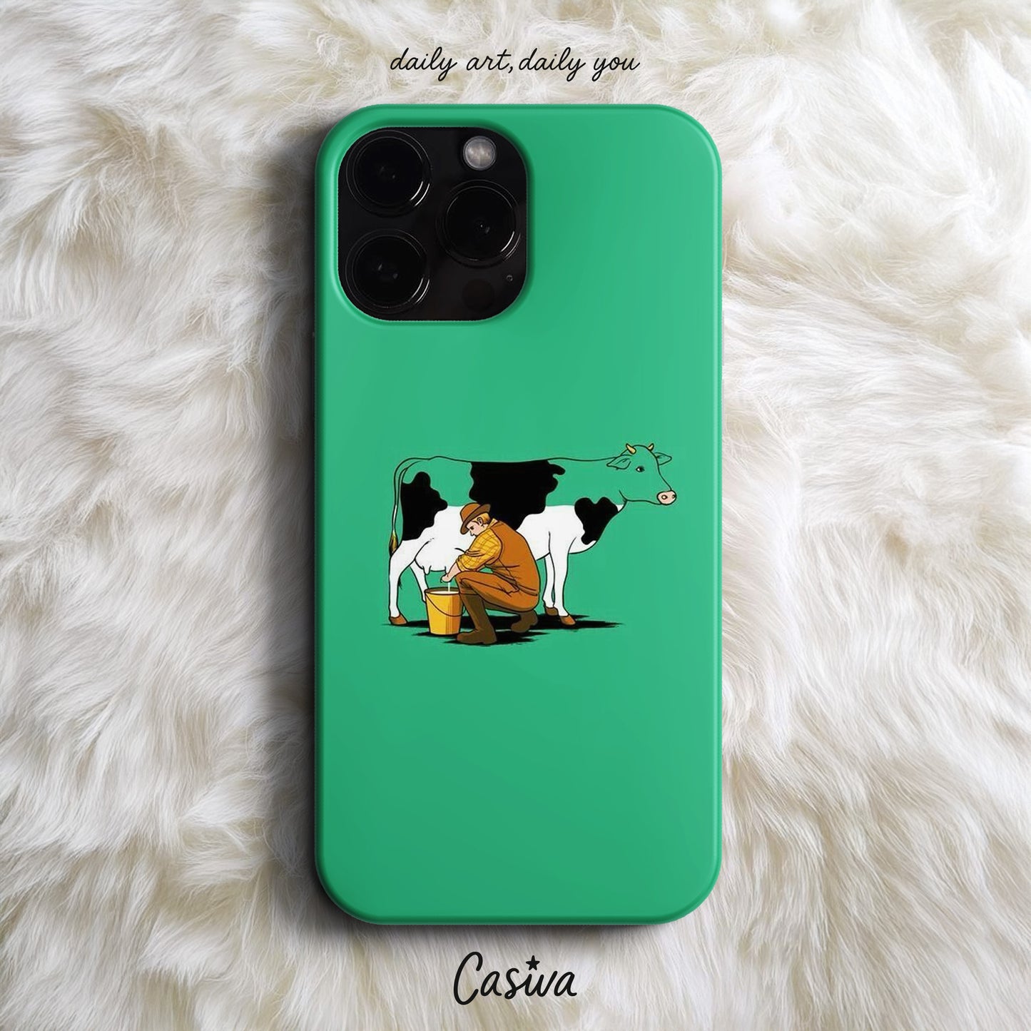 'Milking It' Tasarım Telefon Kılıfı