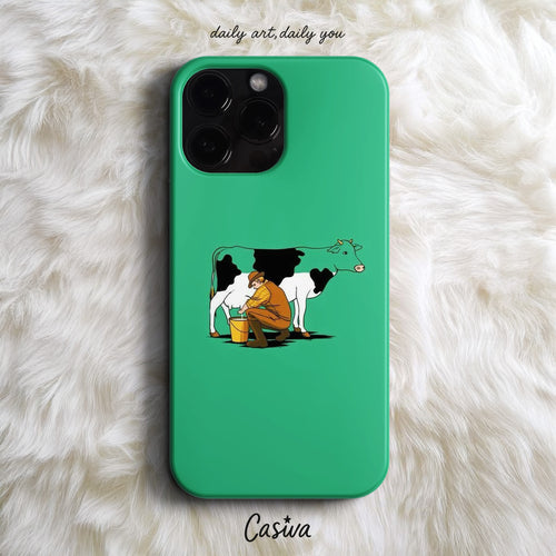 'Milking It' Tasarım Telefon Kılıfı