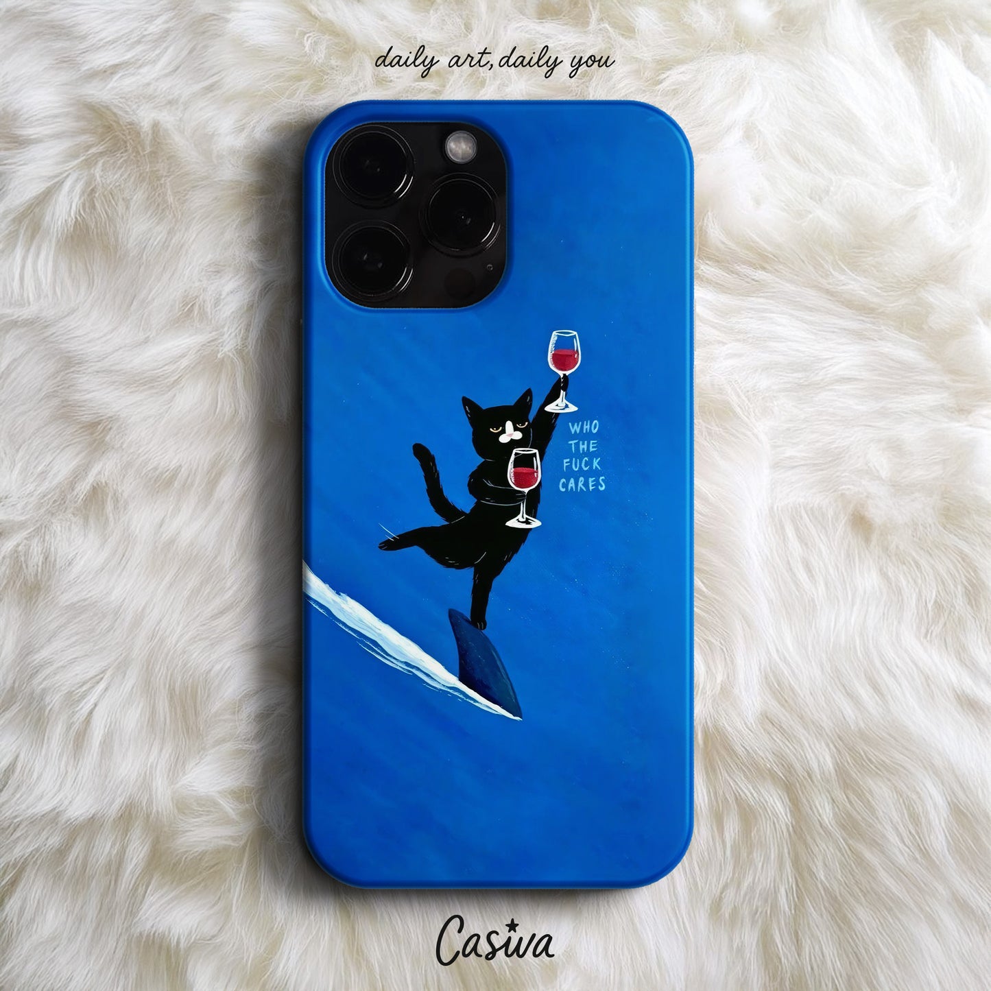 'Wine Surfer' Tasarım Telefon Kılıfı