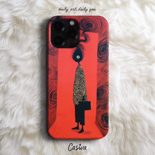 'Crimson Void' Tasarım Telefon Kılıfı