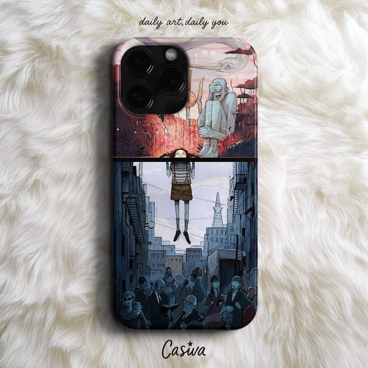 Casiva "Between Two Worlds" Tasarım Telefon Kılıfı - Art & Design Serisi