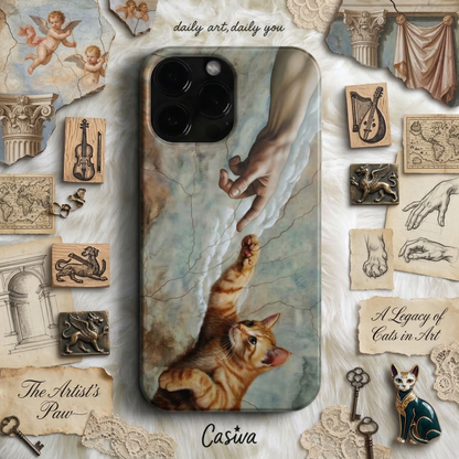 Casiva "Classical Cat Creation" Tasarım Telefon Kılıfı - Art & Design Serisi