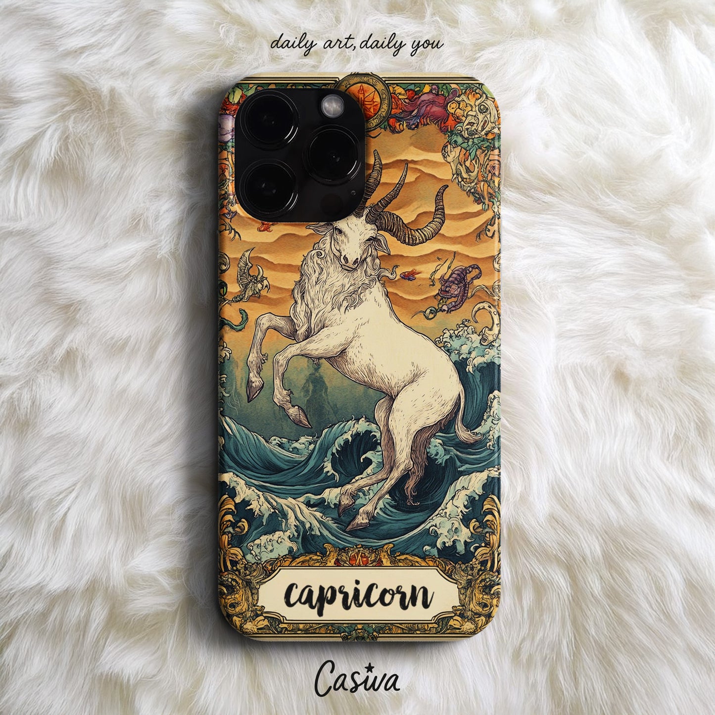 Casiva "Ancient Capricorn" Tasarım Telefon Kılıfı - Burç Koleksiyonu Serisi